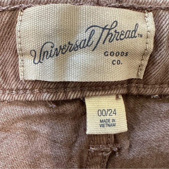 NWOT plum & rust Universal Thread denim shorts - Picture 3 of 15